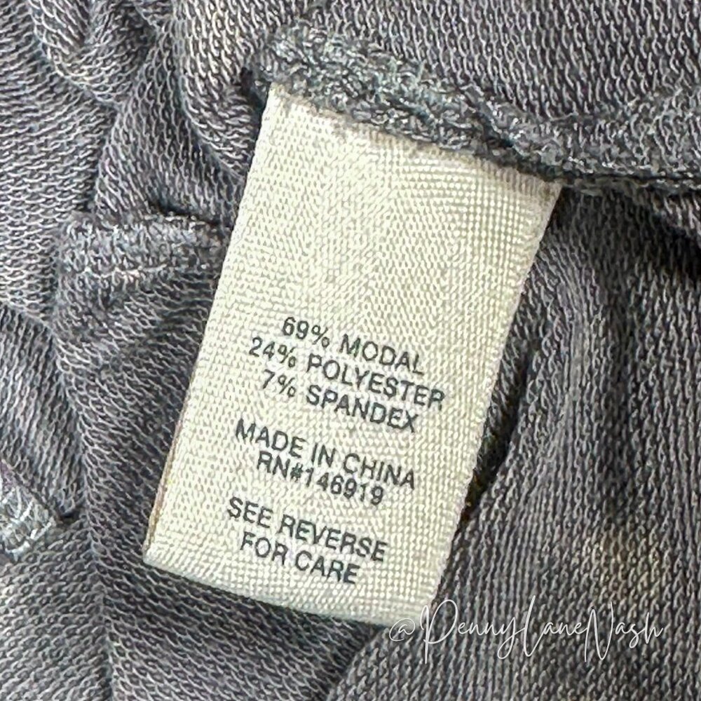 Mudd Lace Up Terry Sweatshirt Quiet Shade - Picture 7 of 9